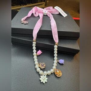 Betsey Johnson Spring/Easter Garden Necklace
